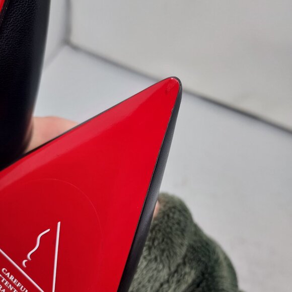 Christian Louboutin Black Strappy Condora Leather Heel Shoe - Picture 12 of 15